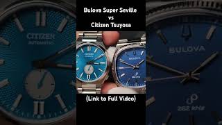 Citizen Tsuyosa Small Seconds vs Bulova Super Seville Review 2024 [upl. by Yelak]