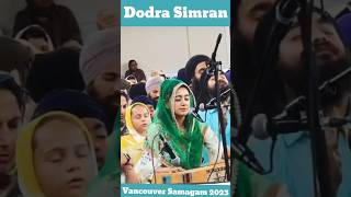 Dodra kirtan  2023  dodra simran  dodrakirtan akjkirtan trending viral youtubeshorts [upl. by Goran]