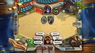 Hearthstone  My Warrior quotBerserkerquot deck aggrocombo [upl. by Lowe]