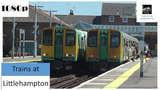 1080p HD 60Hz Trains at Littlehampton Railway Station  310521 [upl. by Enelhtac]