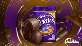 Cadbury Eclairs 3D Animation motion graphics Ad done on blender [upl. by Kuth864]