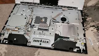 HP All In One 27quot Disassembly Change to SSD amp Benchmarking [upl. by Fennie]