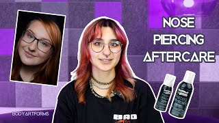 Nose Piercing Aftercare Guide [upl. by Ahseeyt]