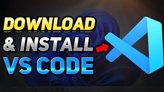 How to Download and Install VS Code Windows 1011 Tutorial [upl. by Kendy]