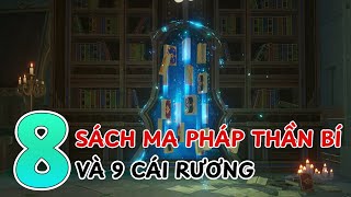 Vị Trí 8 Sách Ma Pháp Thất Lạc Và 9 Rương  Genshin Impact [upl. by Stanleigh]