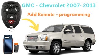 GMC  Chevrolet  Yukon 2007 2013  Remote programming  VVDI Keytool Max [upl. by Russo953]