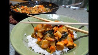 Sweet and Sour Chicken of the Woods A Meal from Foraged Mushrooms and Garden Goodness [upl. by Ridley]