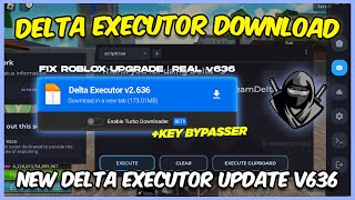 NEW Delta Executor Mobile Update V636  Best Roblox Executor Mobile amp Emulator [upl. by Mcgannon669]