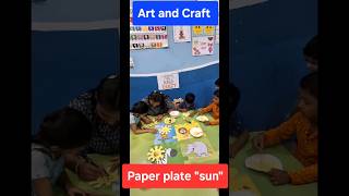 Paper Plate Fun Art amp Craft at Udayan Kidz artandcraft artcraft artandcraftforkids artandcrafts [upl. by Aihtebat645]