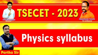 TS ECET  2023  PHYSICS SYLLABUS  SAIMEDHA KOTI  HYD ecet [upl. by Phillipe]