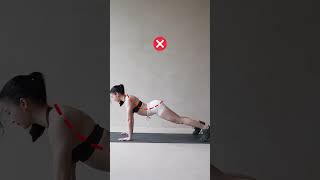 🔍 PushUp Form Correction ✅ vs ❌ [upl. by Koffman902]