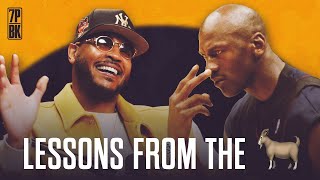 Carmelo Anthony Explains How Michael Jordan Helped Develop His Offensive Bag [upl. by Helbonna350]