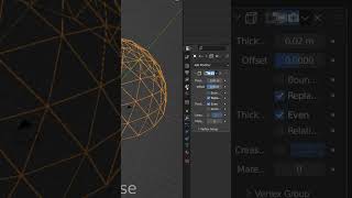 Crea una cúpula Geodésica en Blender Parte 1 SHORTS [upl. by Barram]