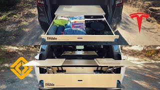 The Best Tesla amp Rivian Car Camping Systems  Fruble Camper Kit Lite amp R1S [upl. by Tibold]