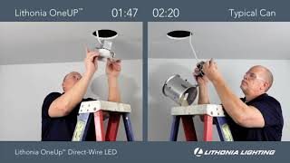 Lithonia Lighting ® OneUp™ Easy Installation Video [upl. by Ahsuoj]