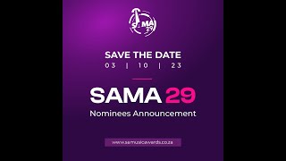 SAMA29 Nominees Announcement [upl. by Rairb42]