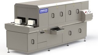 UNIKON  UNW3000 cheese mould washer  two track [upl. by Catie176]