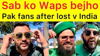 Pakistan fans crying emotional after lost against India  Pakistan fans reaction [upl. by Toni65]