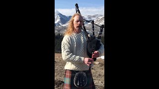 Scots Wha Hae on the Bagpipes  Start the Tutorial Now Link in the description [upl. by Ahsirpac]