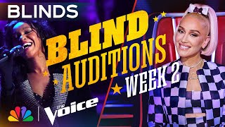 The Best Performances from the Second Week of Blind Auditions  The Voice  NBC [upl. by Cheatham280]