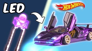 How to put LED Lights into Hot Wheels Cars [upl. by Yuzik]