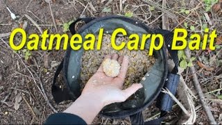 Best pack bait for carp Oatmeal Catching carp with oatmeal pack baits [upl. by Burford]