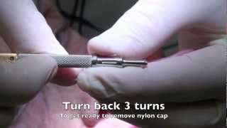 NEW Locator Core Tool  How to use it to change a male Locator nylon caps [upl. by Clellan244]