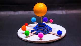 Science Projects  Easy Solar System Model [upl. by Yasibit]