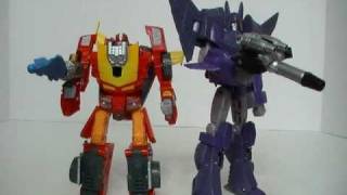 Transformers Reveal the Shield Battle in Space  Rodimus vs Cyclonus [upl. by Lianna904]