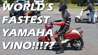 Worlds Fastest Yamaha Vino Scooter [upl. by Tiphanie]