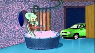 Squidward Screaming LADA Kalina [upl. by Airdnala]