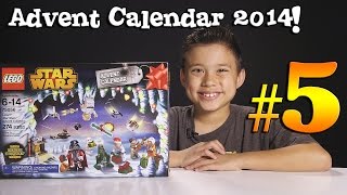 2014 LEGO STAR WARS Advent Calendar DAY 5  Set 75056  Question of the Day [upl. by Ij]