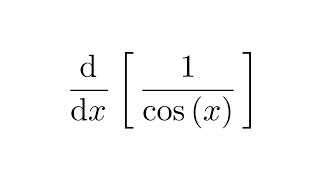 Derivative of 1cosx [upl. by Stephan]