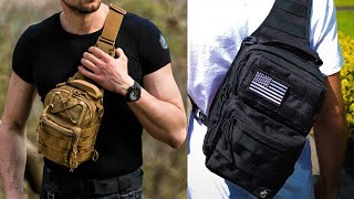 TOP 10 BEST TACTICAL SLING BAGS FOR 2024 [upl. by Ut]