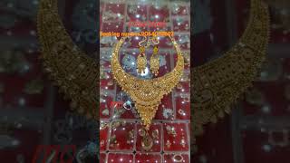 K p Dubai gold plated jewellery booking number 9064038692gold plated jewellery 1gm 2gm 3gm [upl. by Rudolfo]