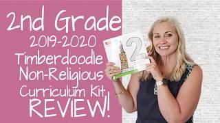 2ND GRADE CURRICULUM KIT Timberdoodle NonReligious Review  Secular Homeschool 20192020 [upl. by Krilov669]