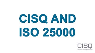 CISQ Aims to Supplement ISO 25010 Software Quality Standards [upl. by Bolen]