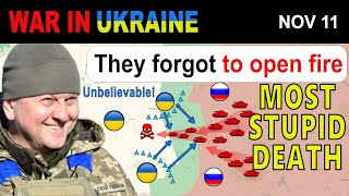 11 Nov Russians Lost 120 Men in 1 Min Forgot to Use Artillery  War in Ukraine Explained [upl. by Anauqahs]