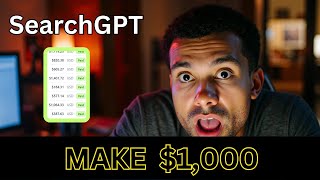 NEW SearchGPT Feature Makes 1000 Daily Make Money Online With ChatGPT [upl. by Maretz519]