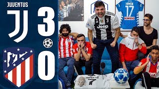 UMILIATI JUVENTUS 30 ATL MADRID  OTTAVI CHAMPIONS LEAGUE wElites [upl. by Mandych]