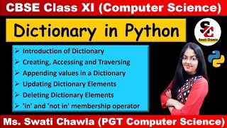 Dictionary in Python Class 11  Dictionaries in Python  Python Dictionary [upl. by Mchale403]