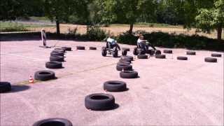 Mobile GoKart Bahn von pedalkart Rastatt [upl. by Datha]