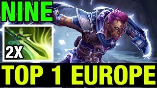 LEADERBOARDS TOP 1 EUROPE  NINE ANTIMAGE  DOUBLE BUTTERFLY  Dota 2 [upl. by Sofko358]