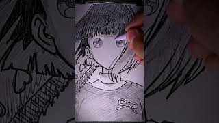 Drawing Kana Arima from Oshi No Ko shorts tiktok oshinoko art anime [upl. by Benenson]