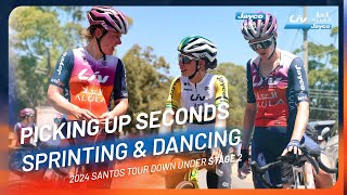 SANTOS TOUR DOWN 2024  Stage 2 Women I Liv AlUla Jayco [upl. by Bobker]