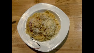 Spaghetti an Spinat und Sahnesoße mit Baconstreifen [upl. by Atirhs]