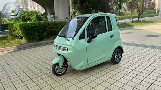 180CC enclosed fuel tricycle gasoline trike [upl. by Nimesay]