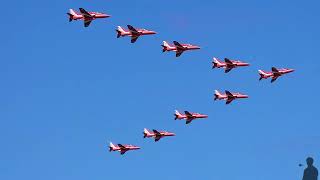 Red Arrows Dazzle the Skies Unforgettable Aerial Mastery at London Airshow 2024 [upl. by Chemosh]