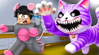 Escaping Evil CATNAP in Roblox [upl. by Simetra]