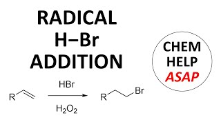 radical addition of HBr to alkenes [upl. by Nimar400]